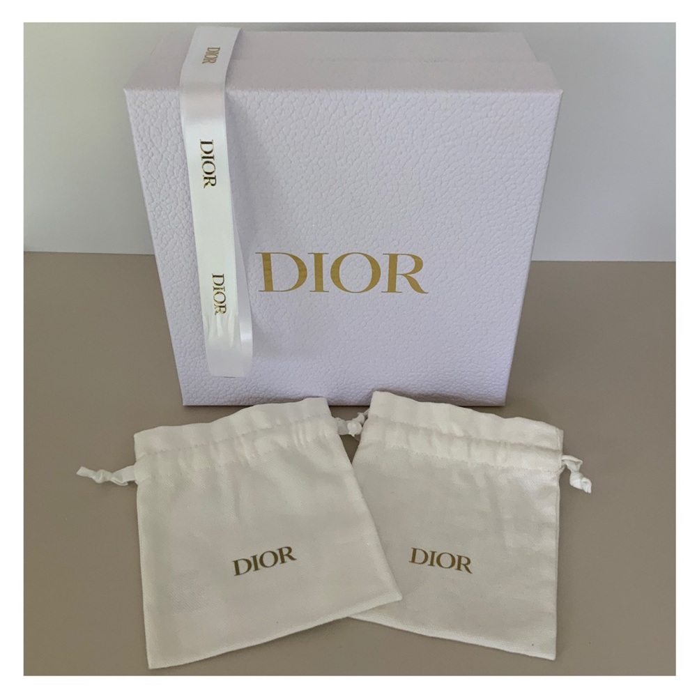 DIOR Gift Box and Pouch Bundle EUC